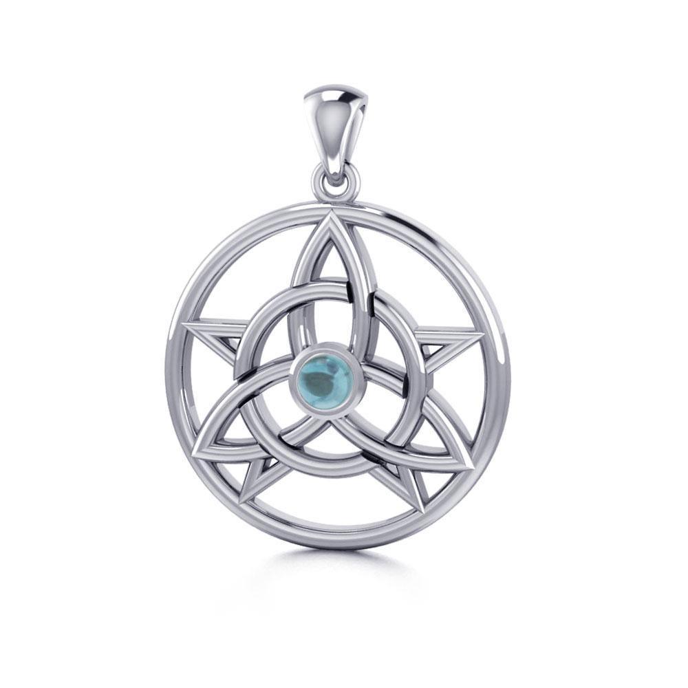 Celtic Trinity The Star Silver Pendant TPD134