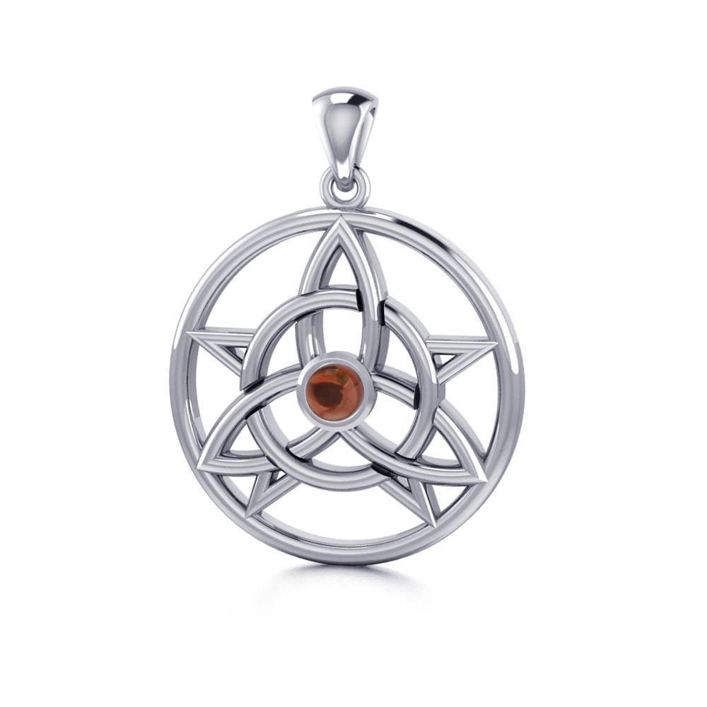 Celtic Trinity The Star Silver Pendant TPD134