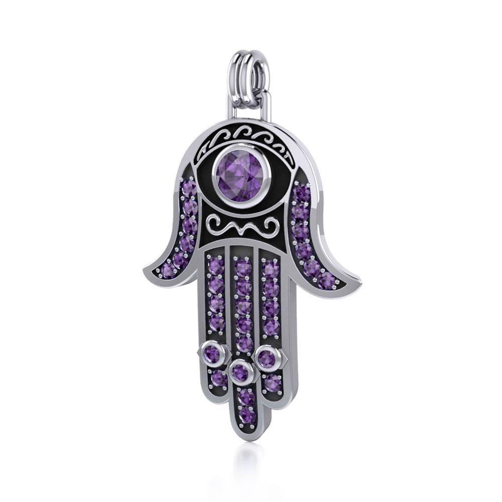 Hamsa Silver Pendant TPD1516