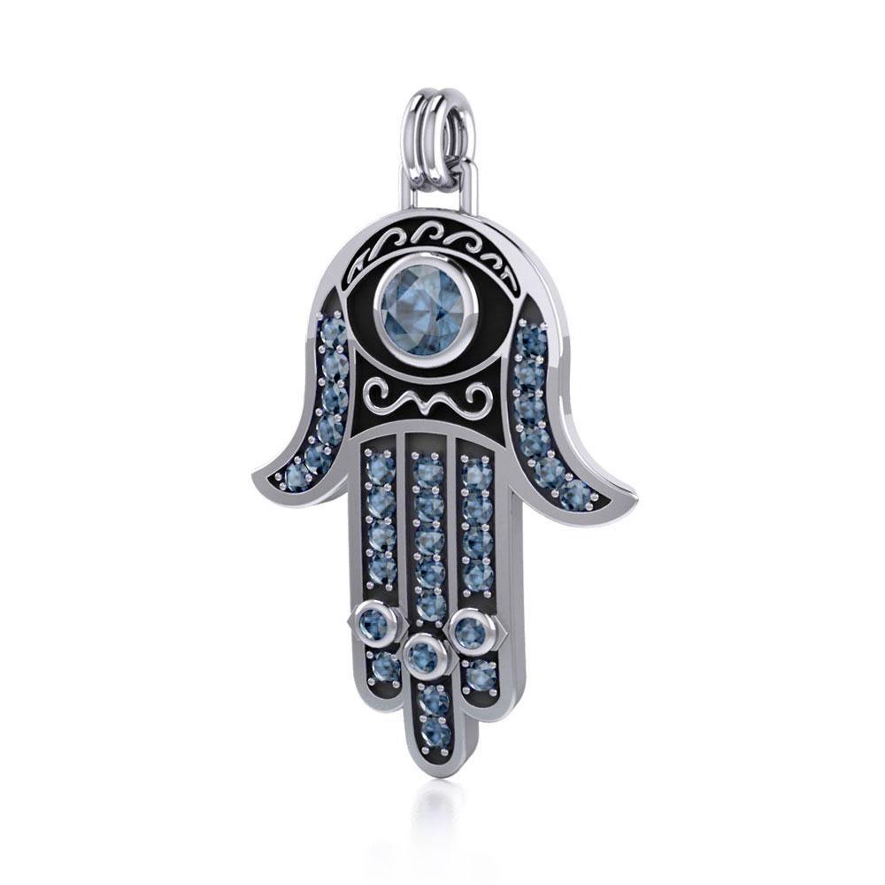 Hamsa Silver Pendant TPD1516