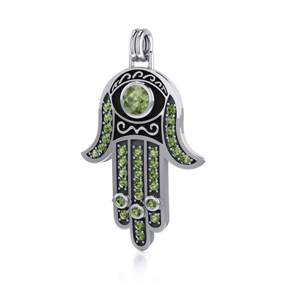 Hamsa Sterling Silver Pendant TPD1516