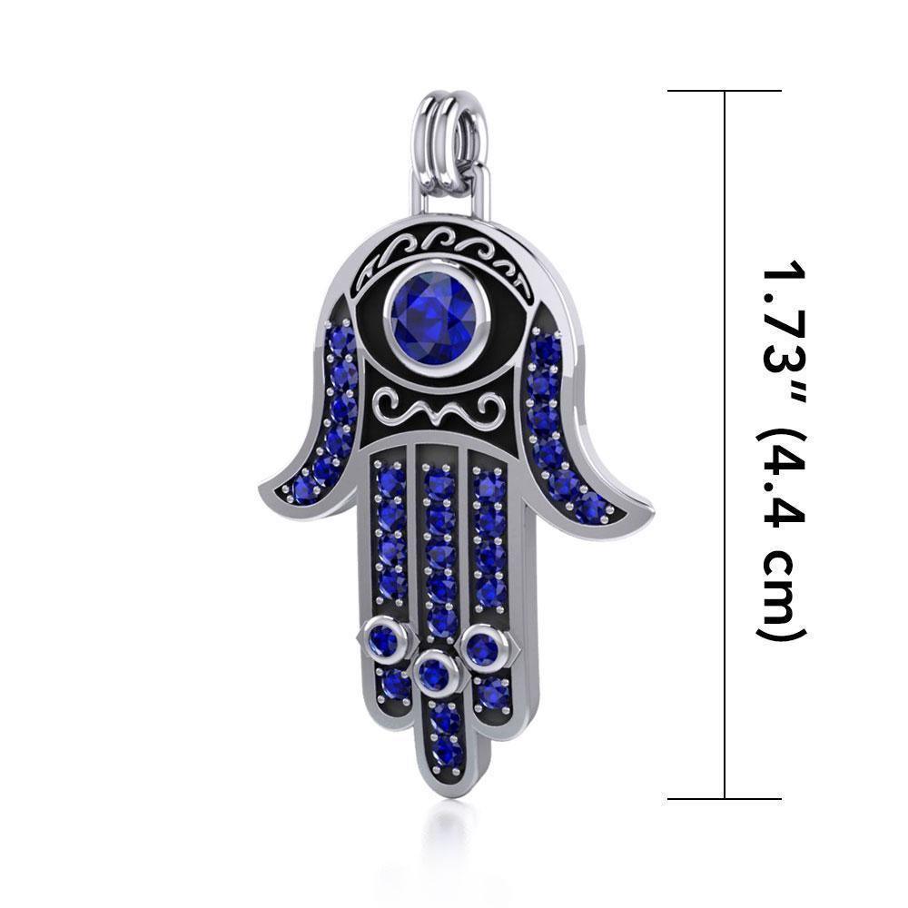 Hamsa Silver Pendant TPD1516
