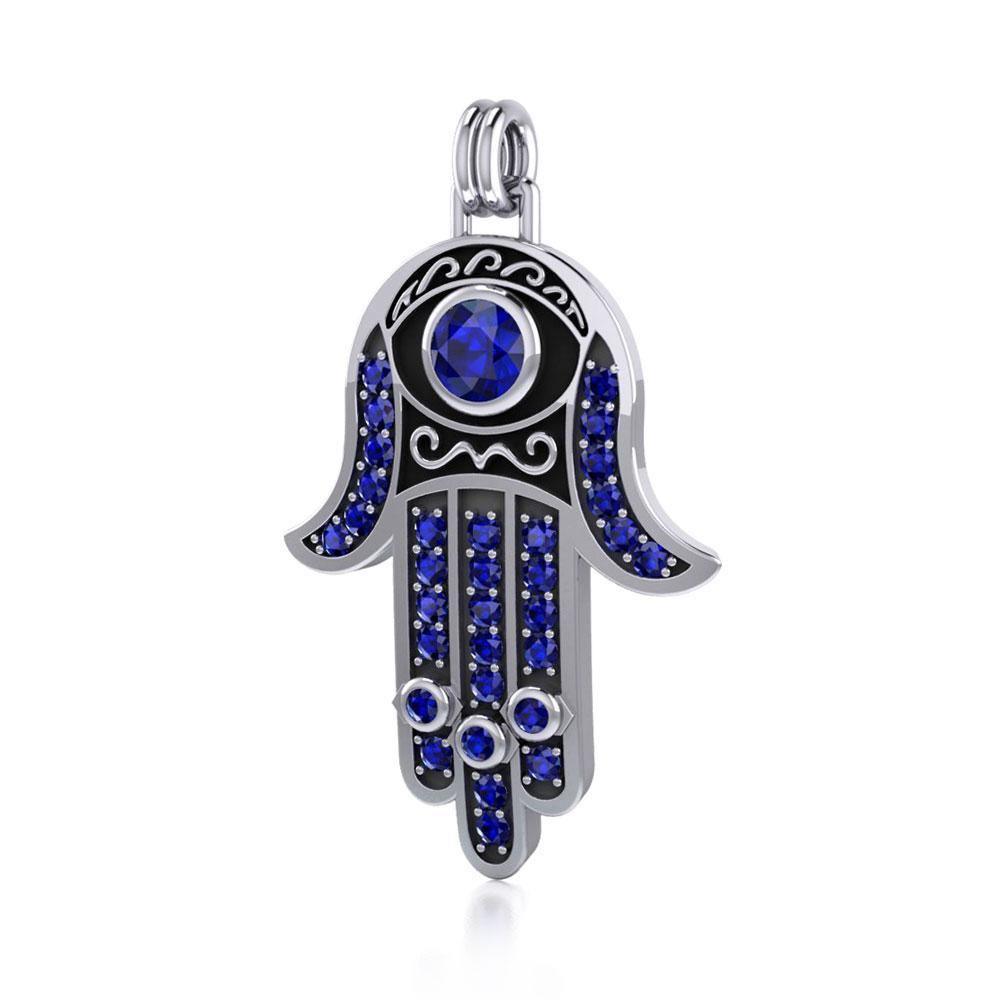 Hamsa Sterling Silver Pendant TPD1516