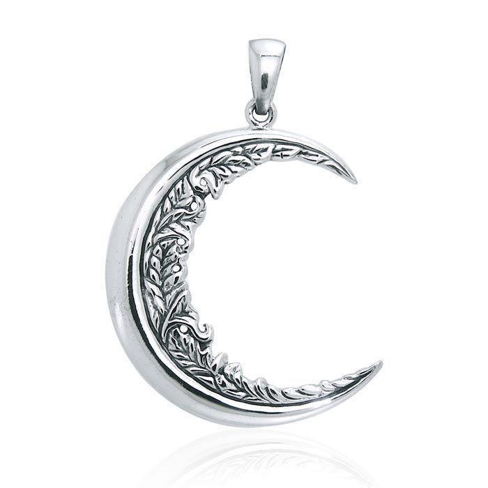 Moon Vines Silver Pendant TPD3347