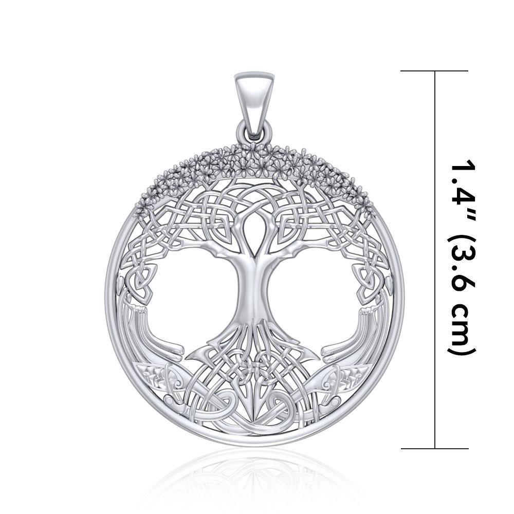 The Tree of Life, Beyond astounding ~ Sterling Silver Jewelry Pendant TPD3544