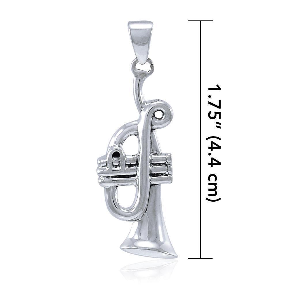 Trumpet a musical instrument pendant TPD4117