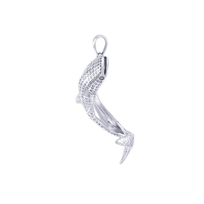 Large Whale Shark Sterling Silver Pendant TPD4859