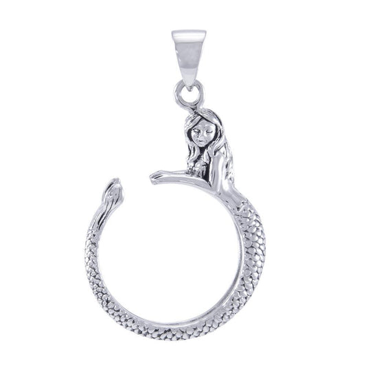 Mermaid Sterling Silver Pendant TPD4868