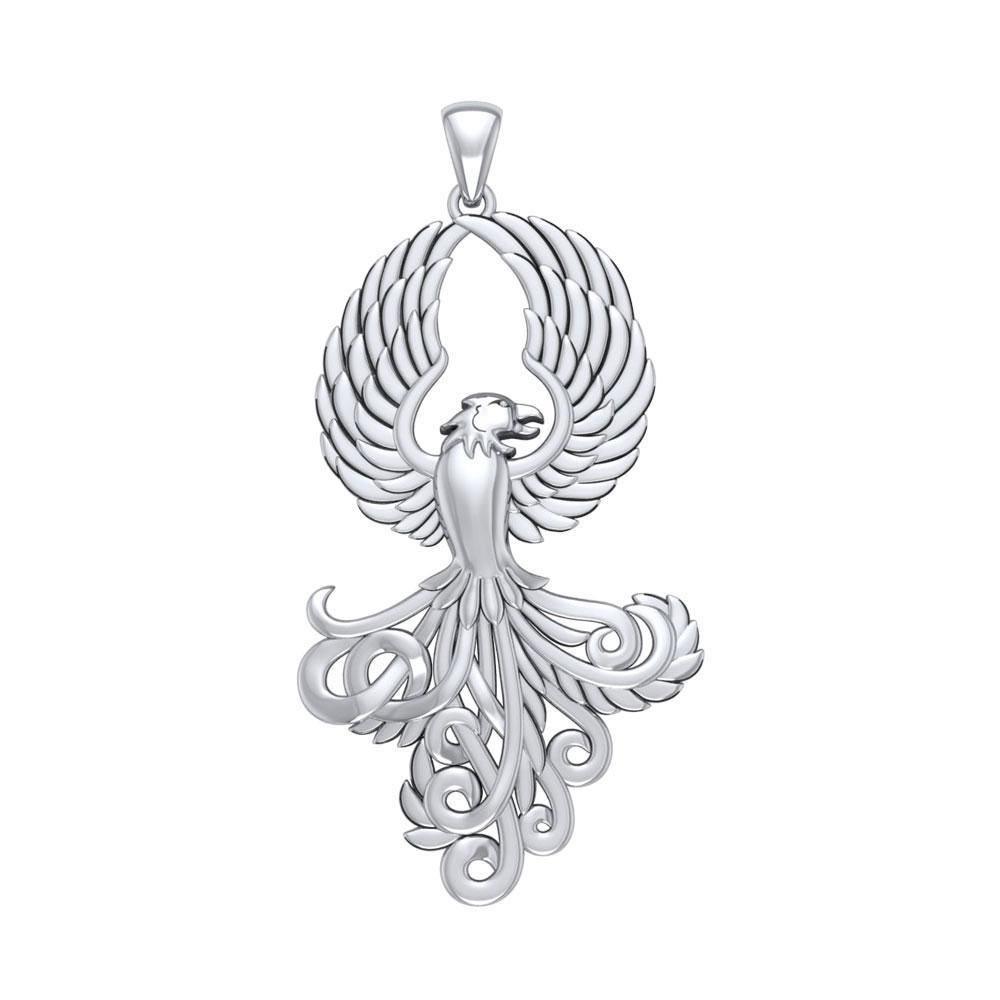 Majestic Phoenix Sterling Silver Pendant TPD5071