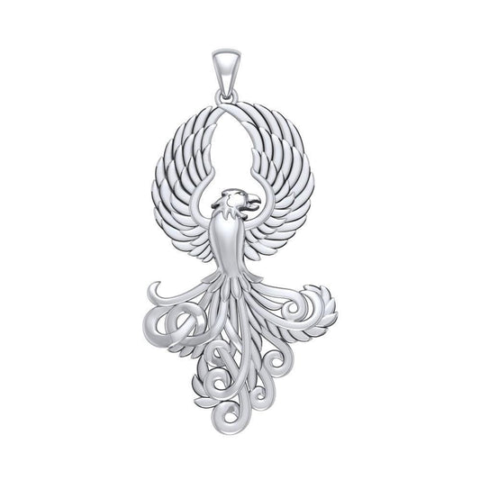 Majestic Phoenix Sterling Silver Pendant TPD5071
