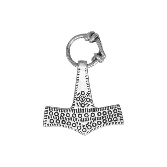 Thors Hammer, a powerful amulet ~ Sterling Silver Jewelry Pendant TPD677