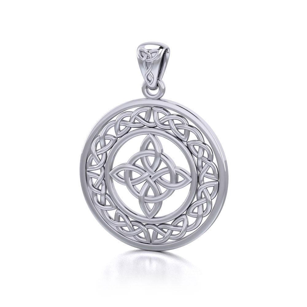 Celtic Knotwork Silver Pendant TPD728