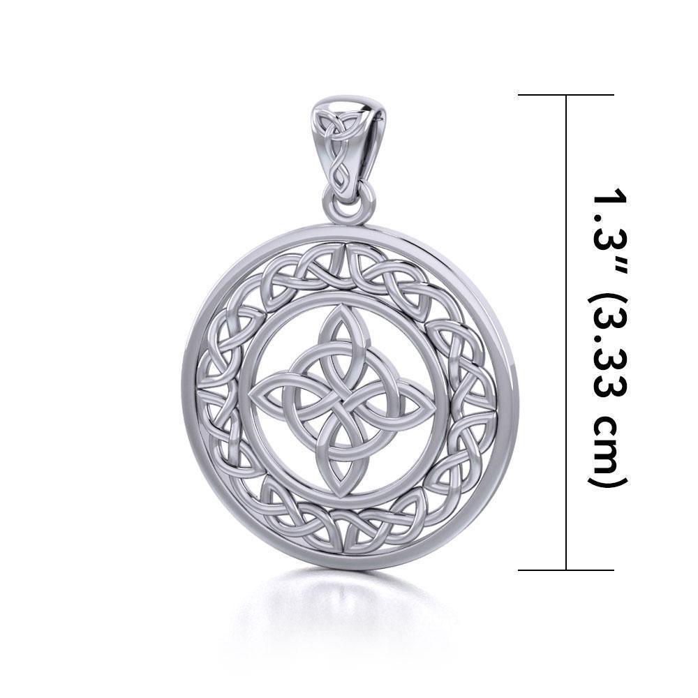 Celtic Knotwork Silver Pendant TPD728