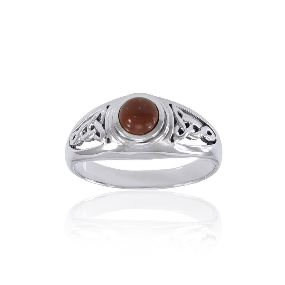 Trust in the endless possibilities ~ Sterling Silver Celtic Knotwork Ring TR2103