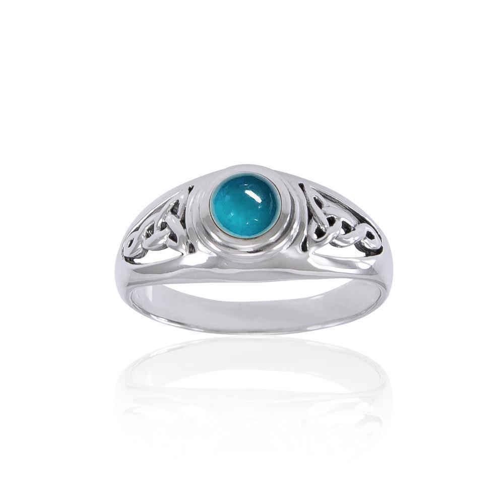 Trust in the endless possibilities ~ Sterling Silver Celtic Knotwork Ring TR2103