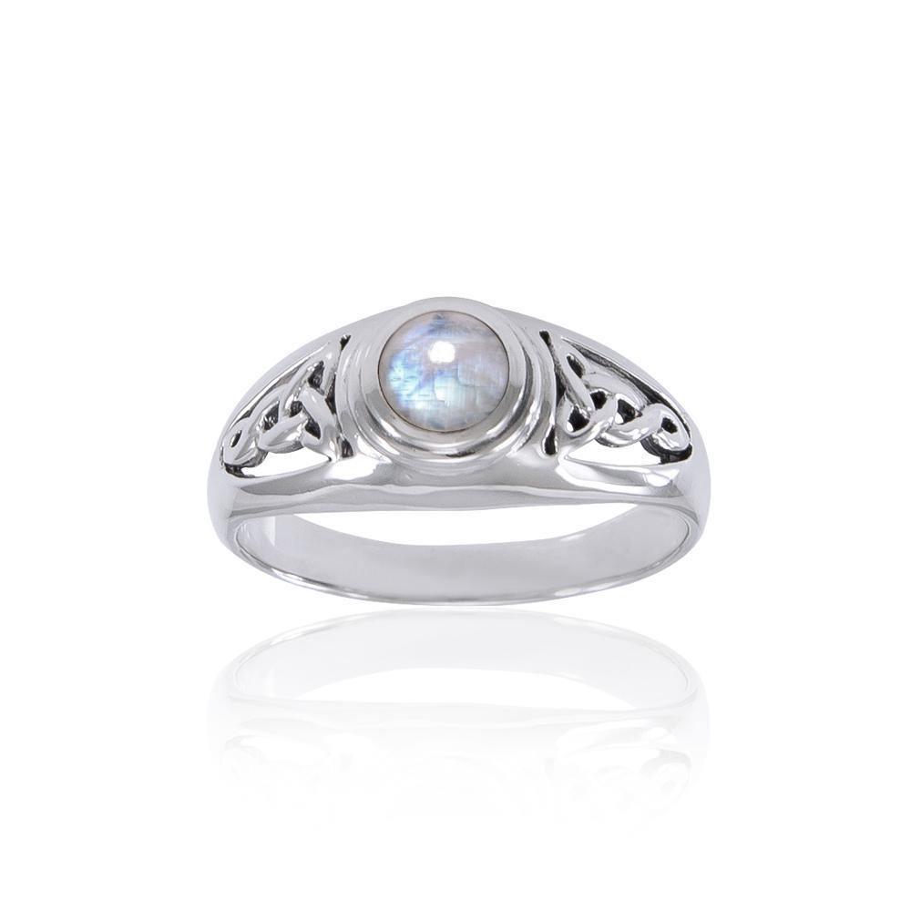 Trust in the endless possibilities ~ Sterling Silver Celtic Knotwork Ring TR2103
