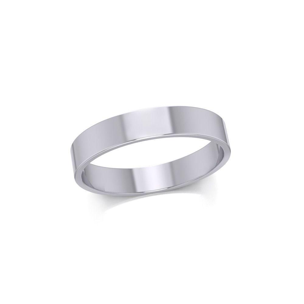 Silver Wedding Band RingTRI1168