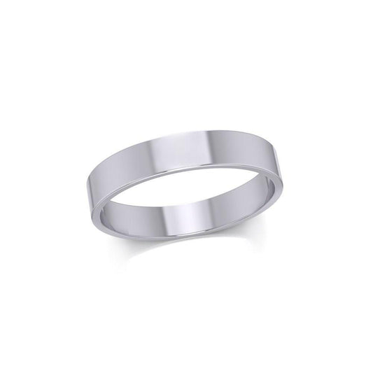 Silver Wedding Band RingTRI1168