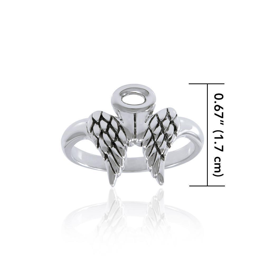 Angel Wings Halo Ring TRI1549