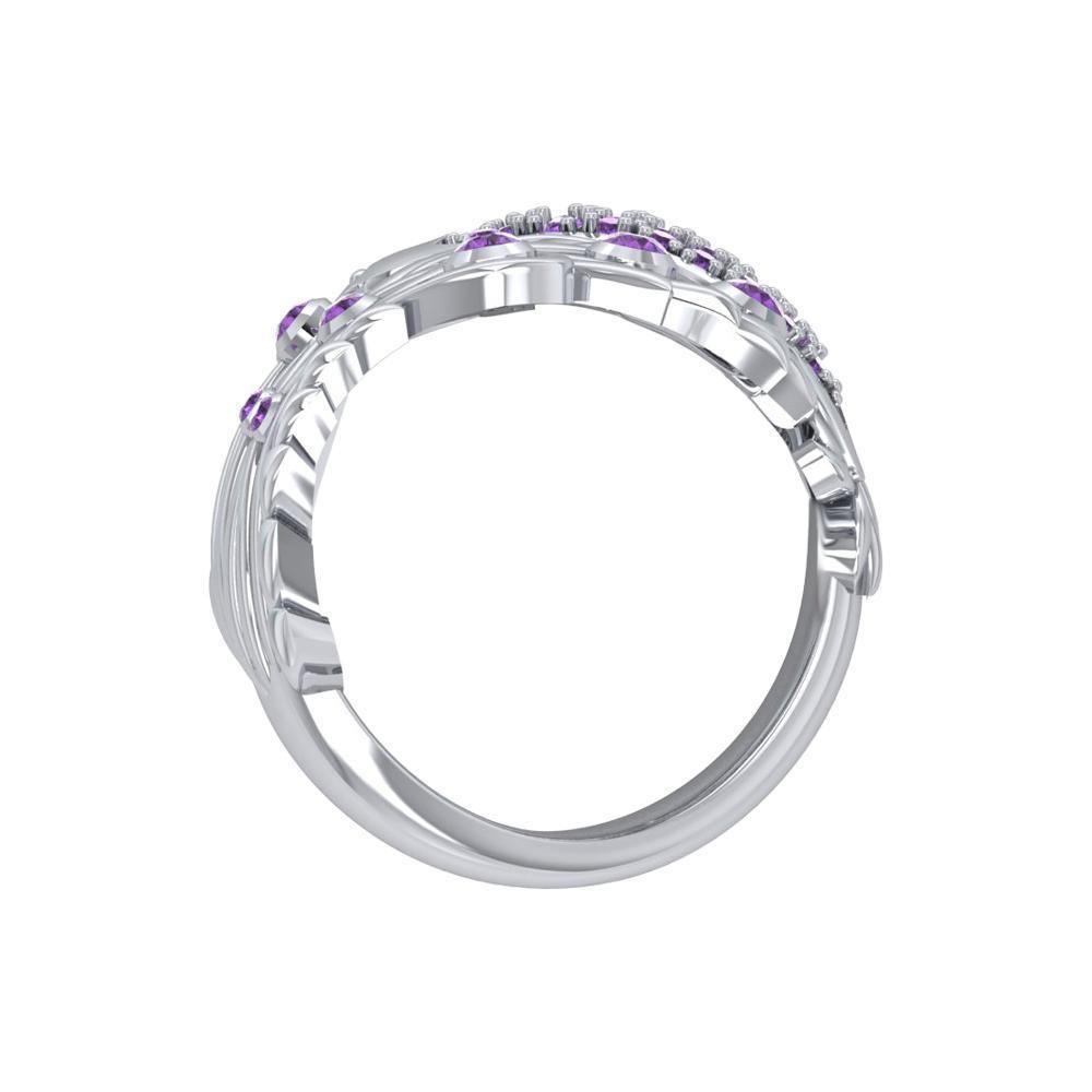 Honor The Flying Phoenix ~ Sterling Silver Jewelry Ring with Gemstone TRI1744