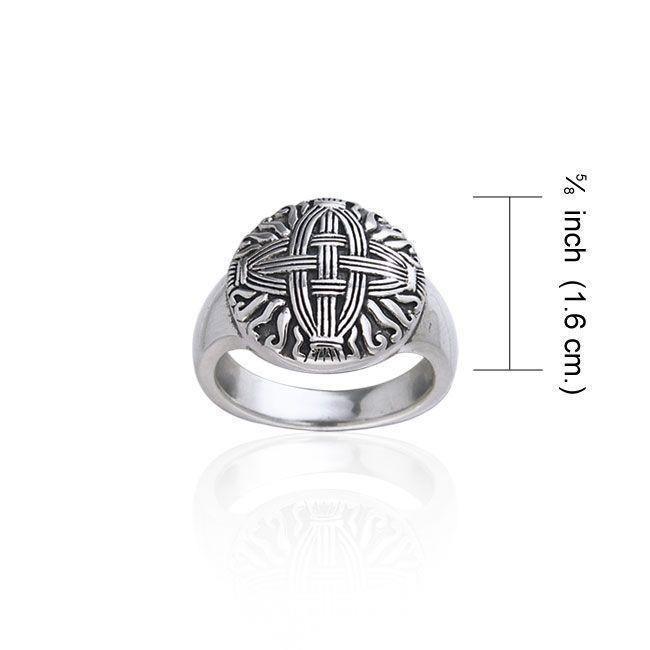Celtic Cross of St. Brigid Ring TRI241