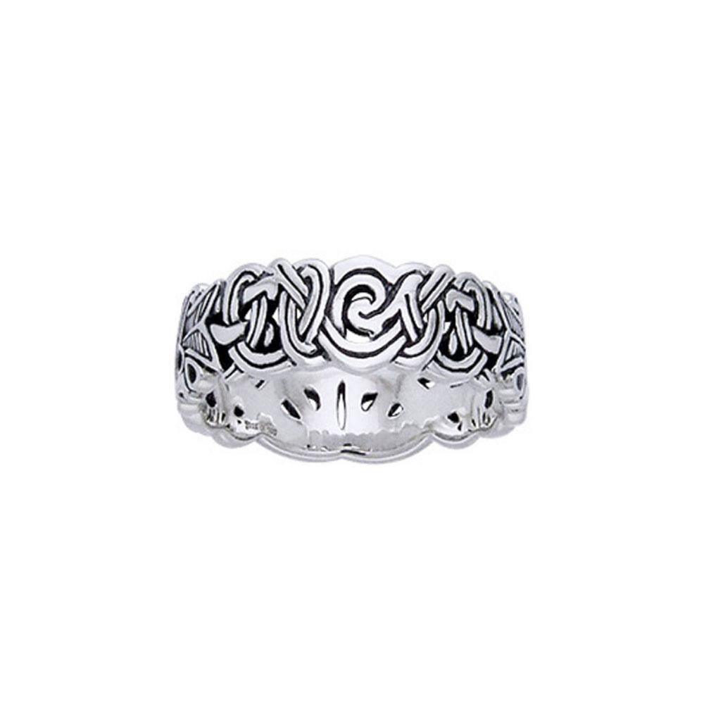 Viking Mammen Weave Ring TRI566