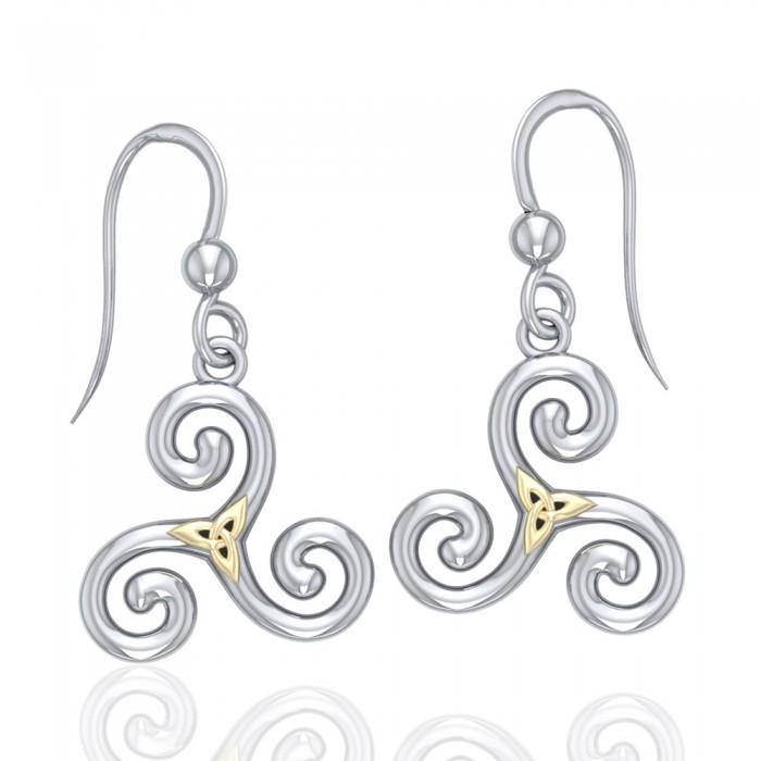 Celtic Triskele Earrings MER709