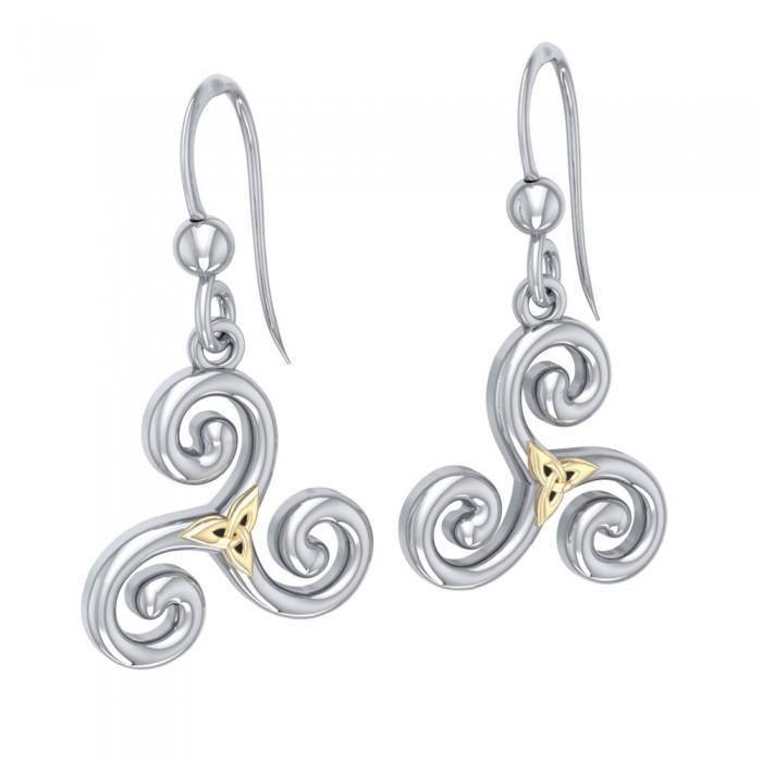 Celtic Triskele Earrings MER709