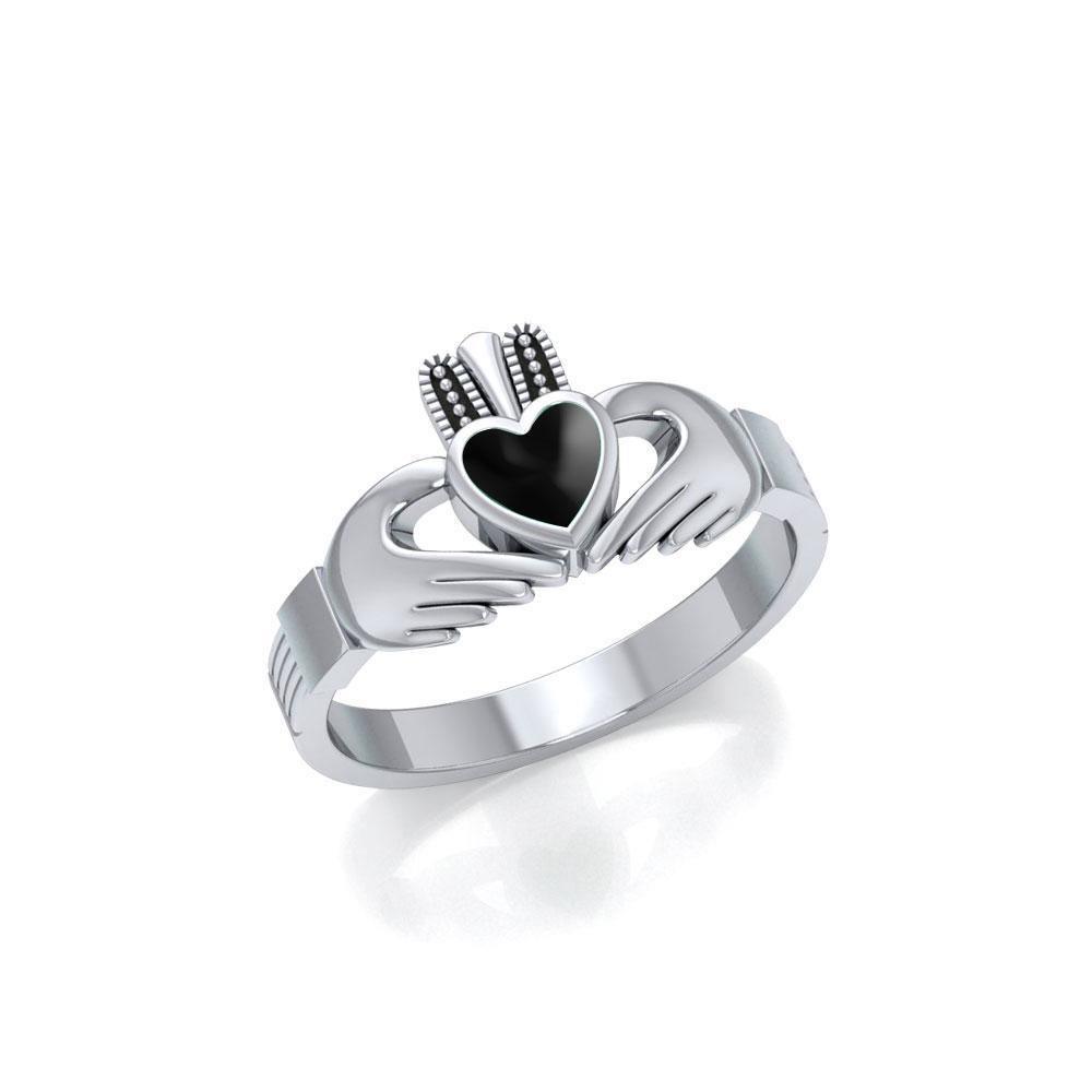Irish Claddagh Silver Ring MG058/I Ring