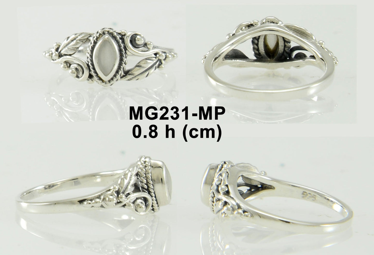 Leaf Silver Ring MG231