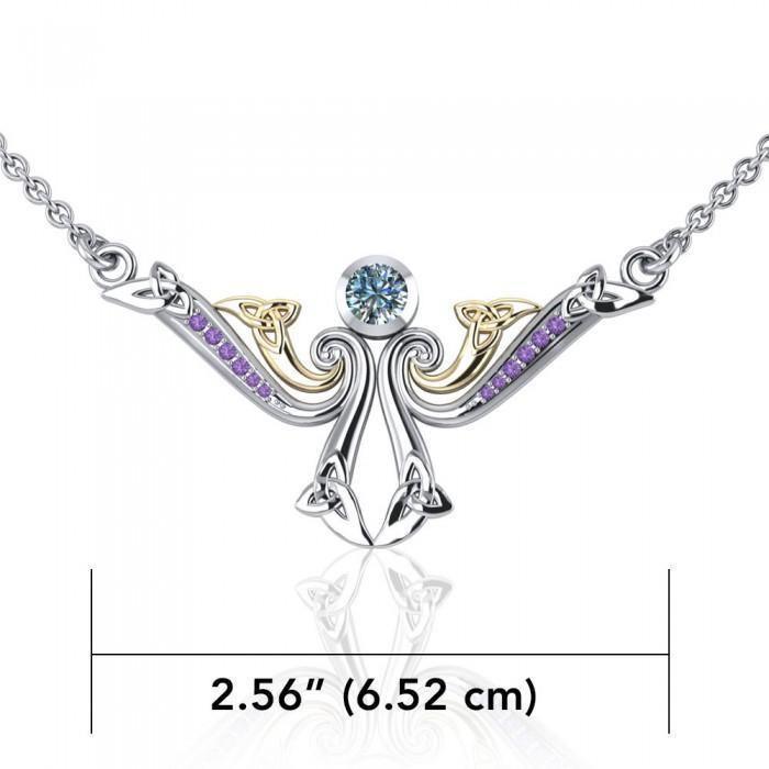 Modern Celtic Triskele Necklace MNC161