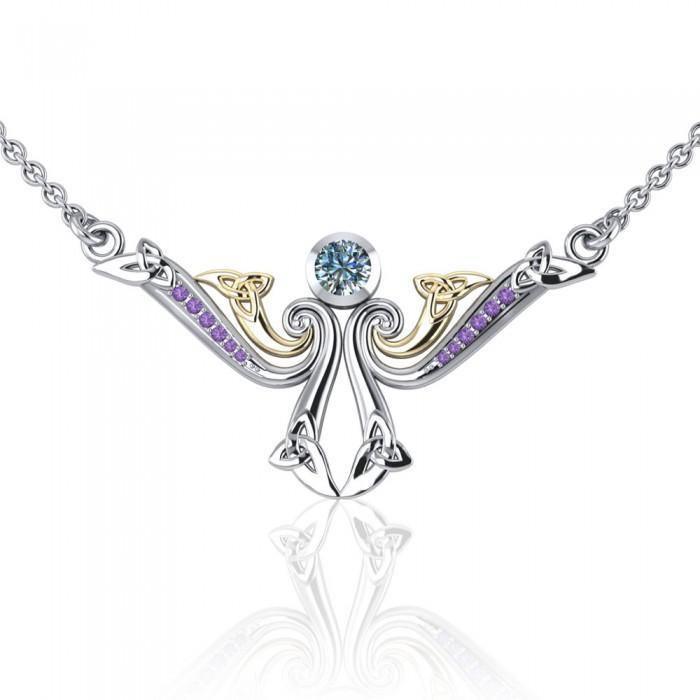 Modern Celtic Triskele Necklace MNC161