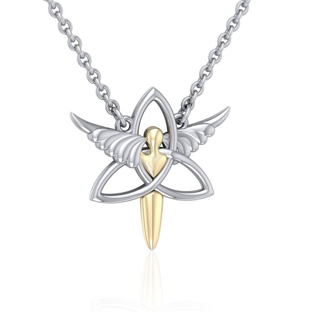 Celtic Trinity Angel Necklace MNC423P Necklace