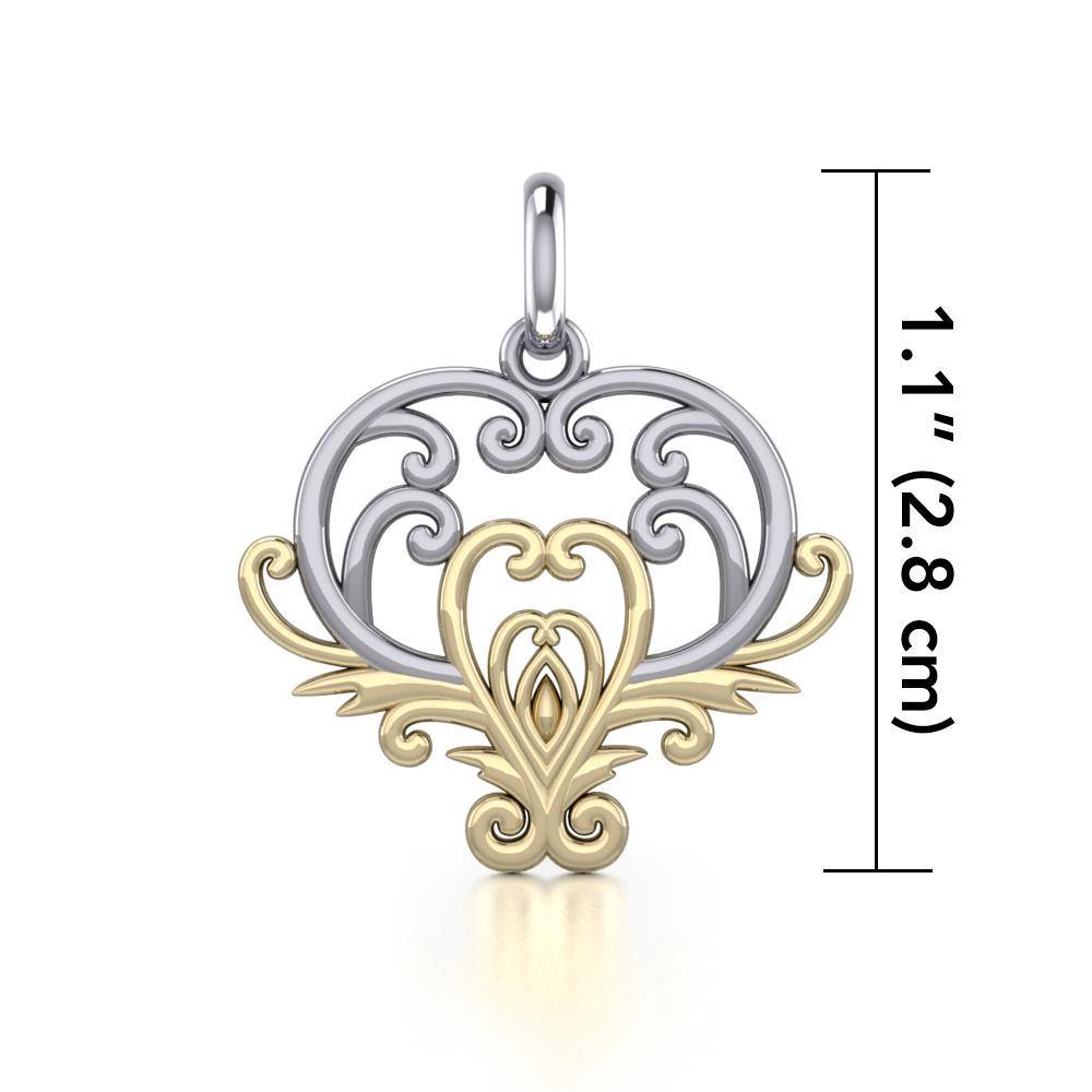 Tree of Life Silver and Gold Pendant MPD1096 Pendant