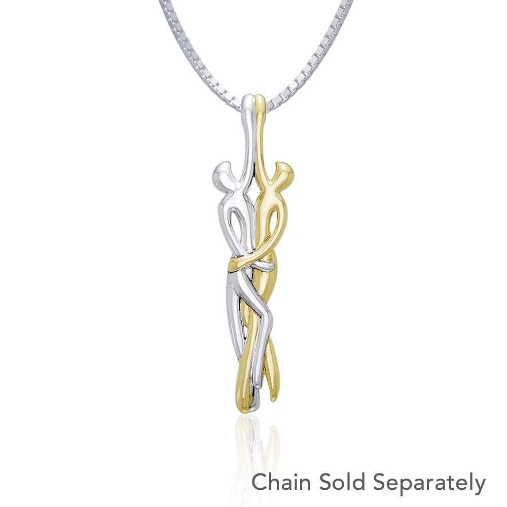 Venus and Mars Silver and Gold Pendant MPD1097 Pendant