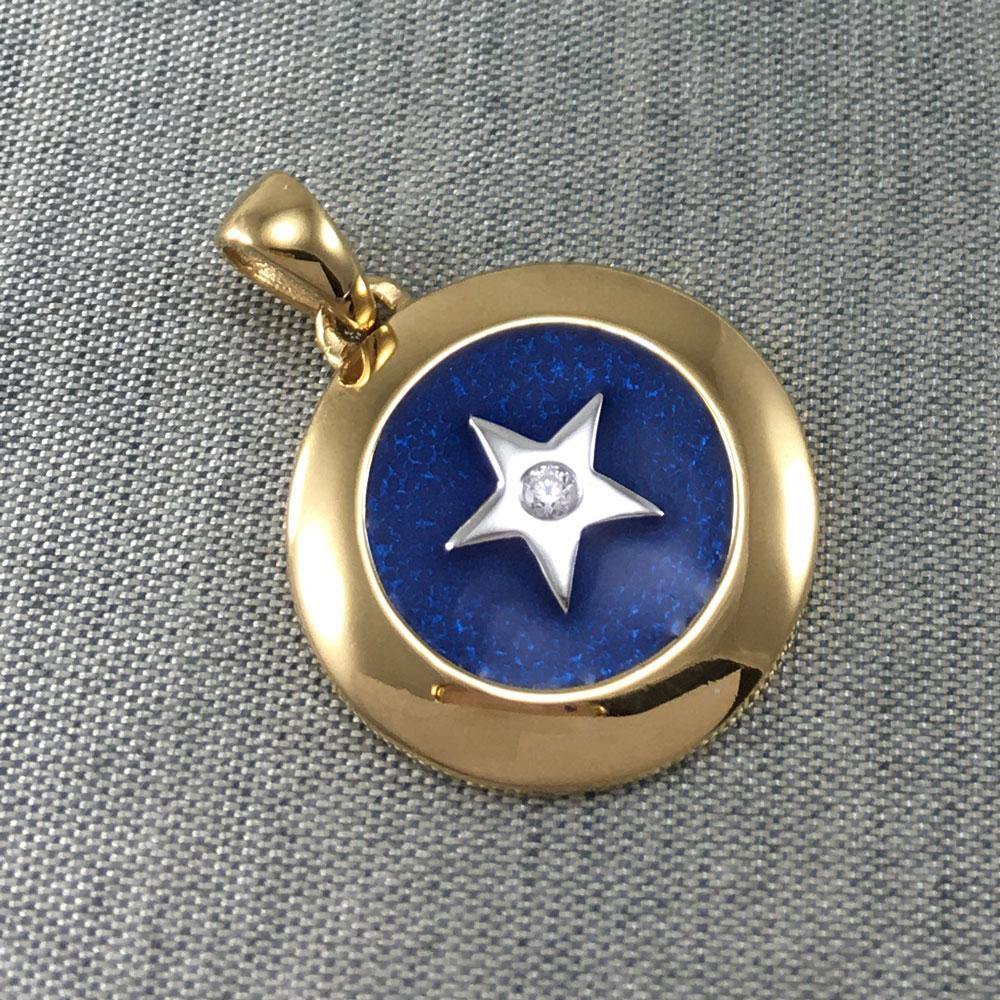 Star Spiritual Eye Pendant MPD1290 - Wholesale Jewelry