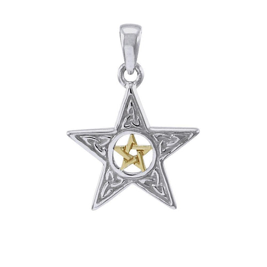 Trinity Knot Silver and Gold The Star MPD4260 Pendant