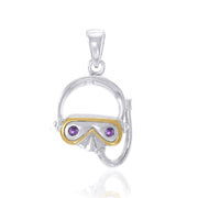 Memorable Sea Experience with a Dive Mask ~ Sterling Silver Pendant MPD694 Pendant