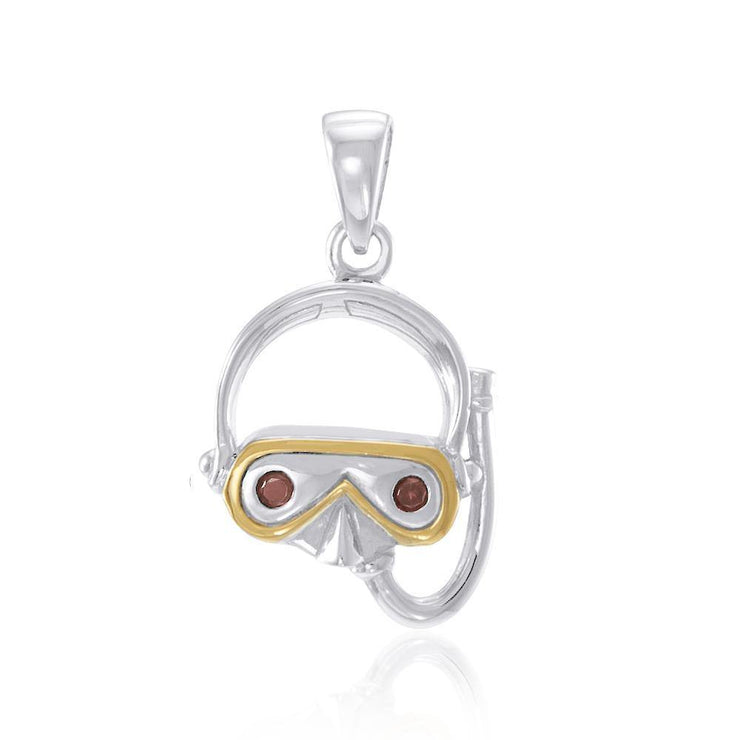 Memorable Sea Experience with a Dive Mask ~ Sterling Silver Pendant MPD694 Pendant