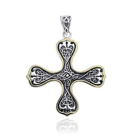 Elaborate Celtic Knotwork Cross MPD988 Pendant