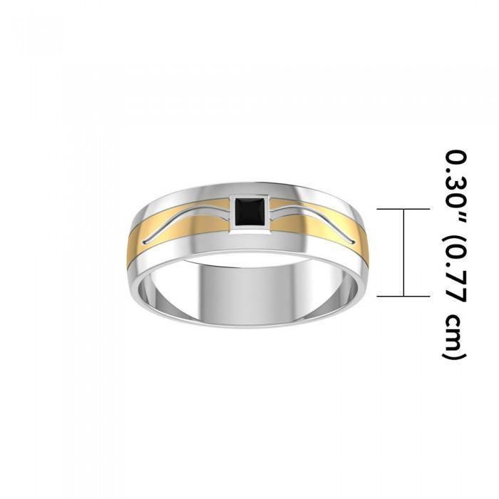 Blaque Retangle Solitare Ring MRI471