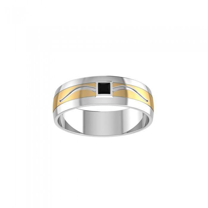 Blaque Retangle Solitare Ring MRI471