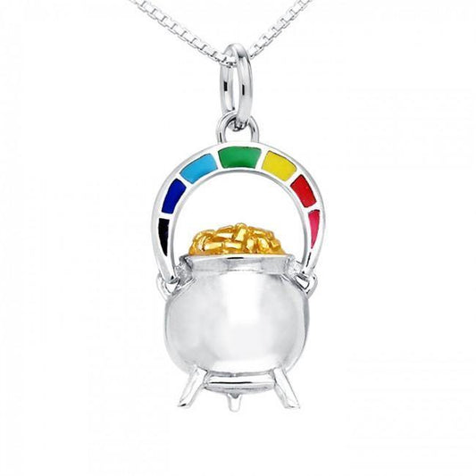 Danu Rainbow Pot of Gold Necklace Set MSE191
