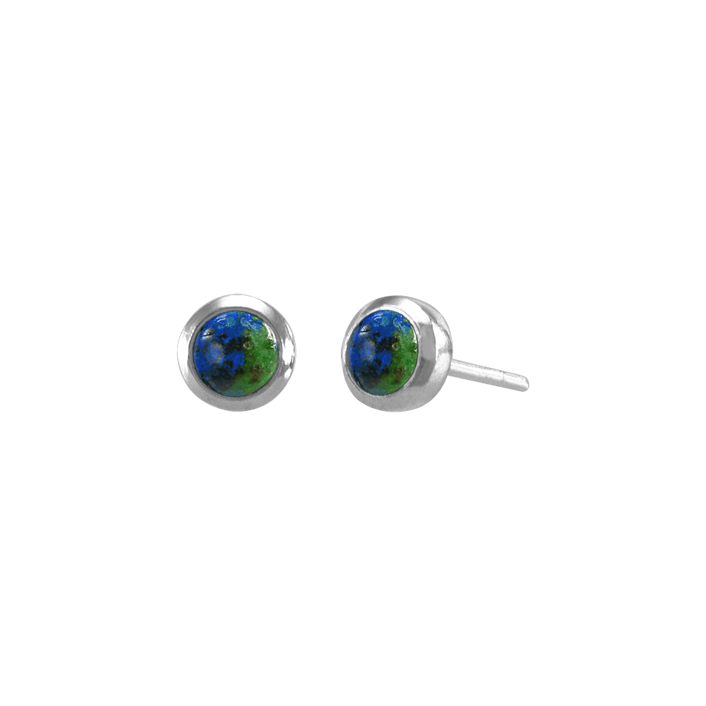 Peace Yin Yang Silver Post Earrings NE016 Earrings