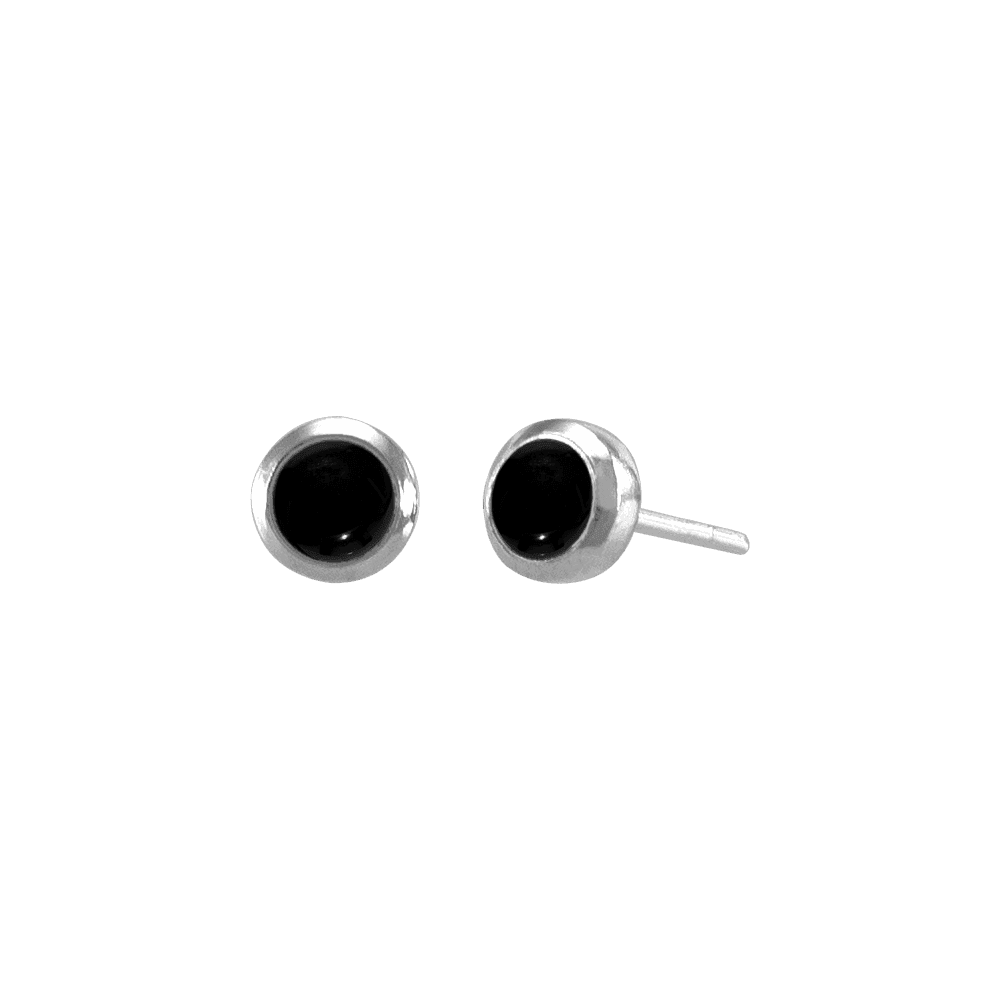 Peace Yin Yang Silver Post Earrings NE016 Earrings