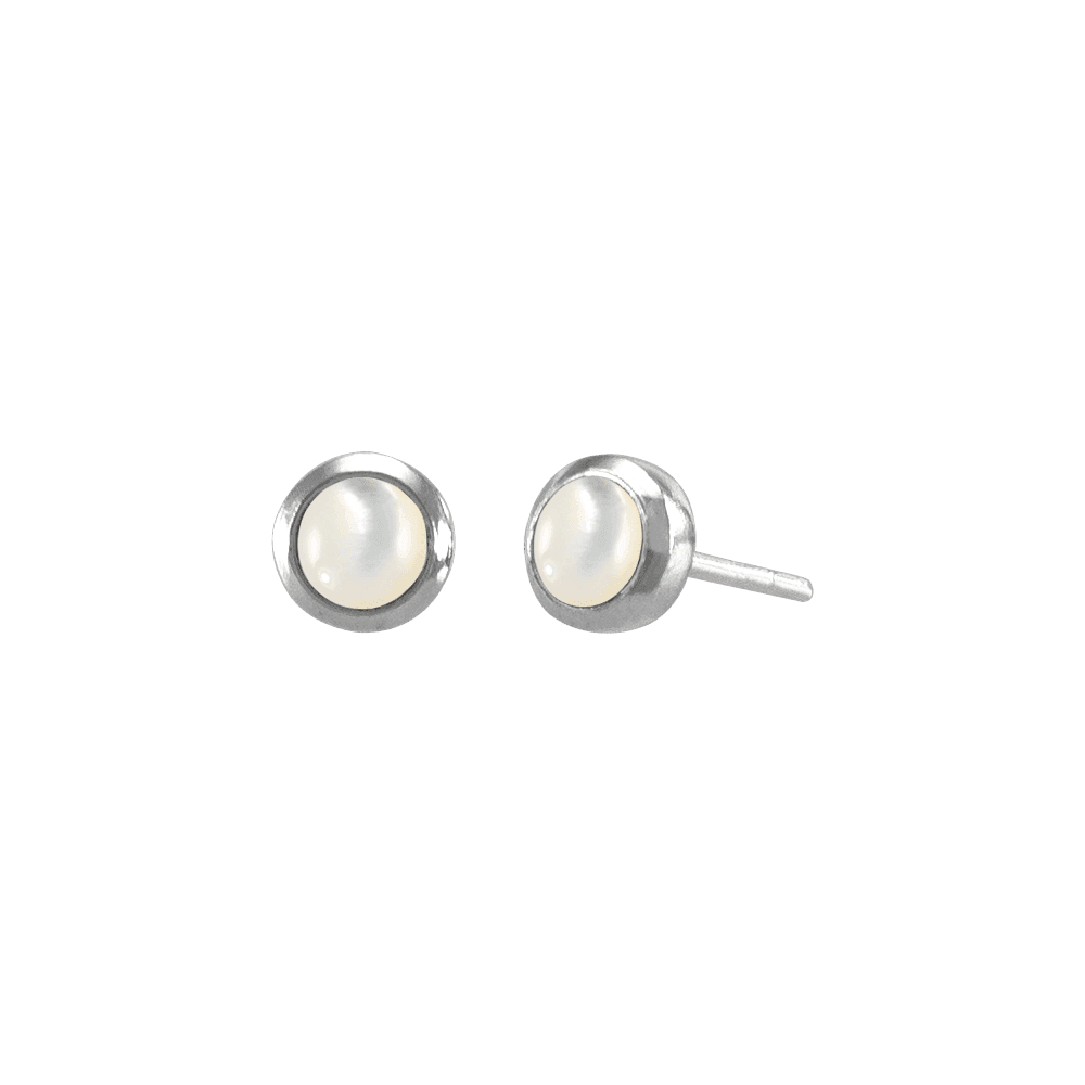 Peace Yin Yang Silver Post Earrings NE016 Earrings