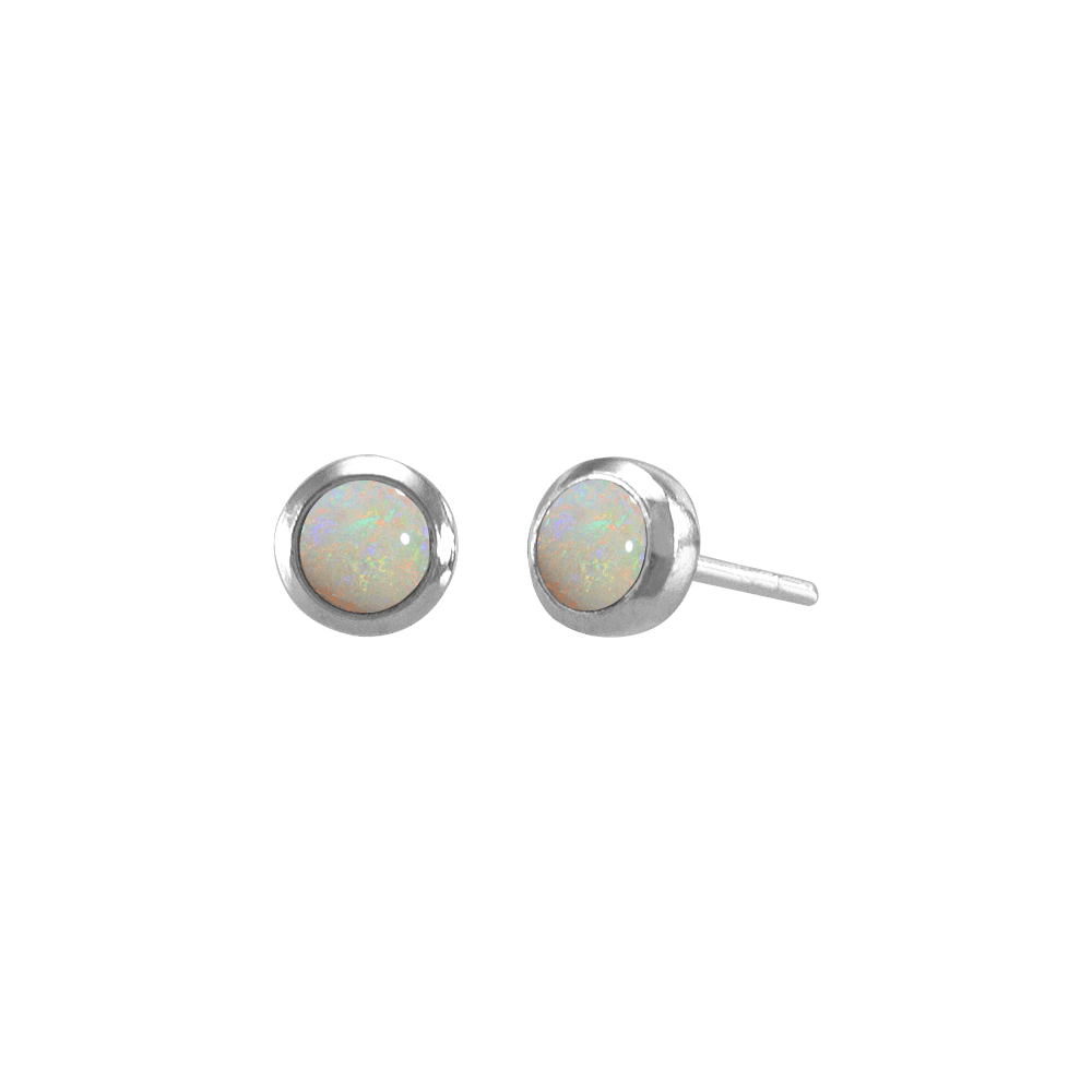 Peace Yin Yang Silver Post Earrings NE016 Earrings