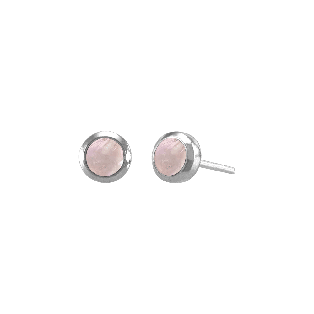 Peace Yin Yang Silver Post Earrings NE016 Earrings