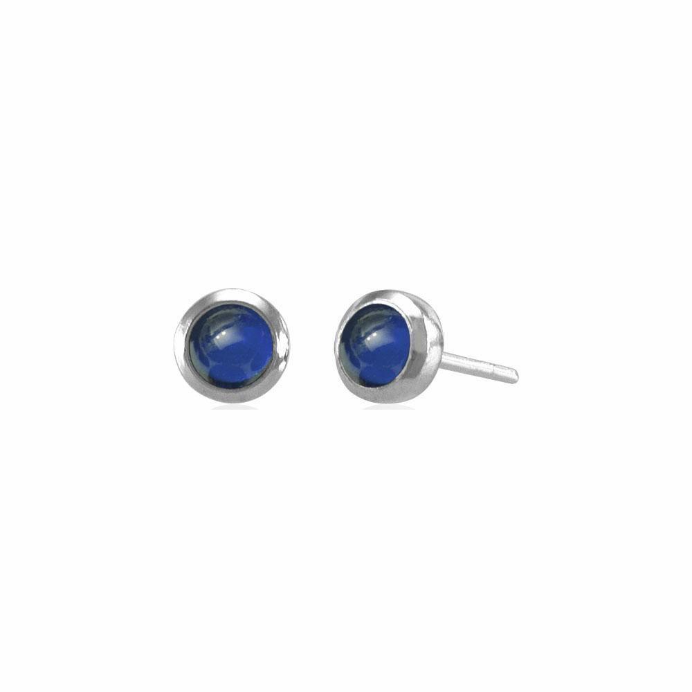 Peace Yin Yang Silver Post Earrings NE016 - Wholesale Jewelry