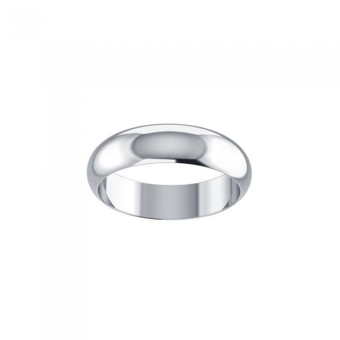 Smooth Silver Wedding Band SM158
